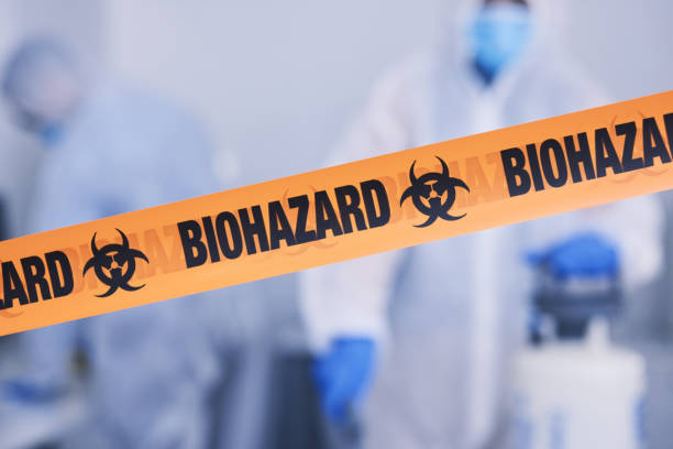 Professional Blood Cleanup technician working in Glendale, CA